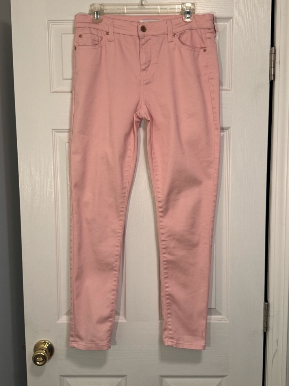 Truth + Theory Blush Pink Skinny Jeans Size 6 Stretch Ankle Pants